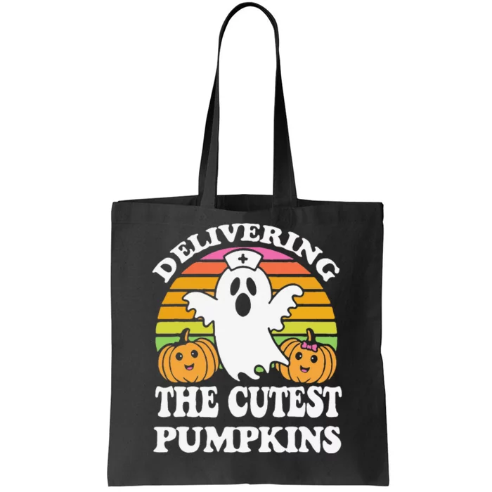 Delivering The Cutest Pumpkins Labor And Delivery Halloween Tote Bag