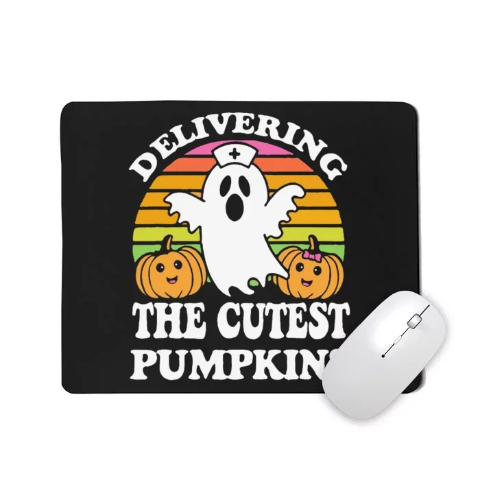 Delivering The Cutest Pumpkins Labor And Delivery Halloween Mousepad