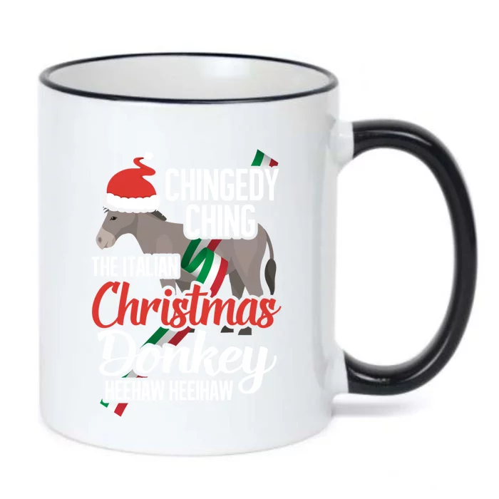 Dominick The Christmas Donkey Italian Christmas Donkey Cool Gift Black Color Changing Mug