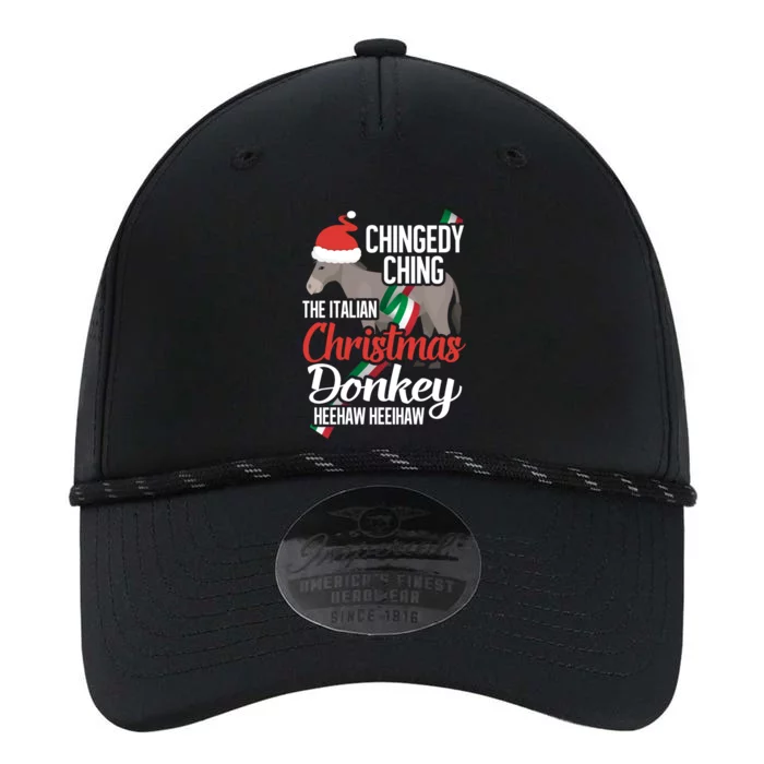 Dominick The Christmas Donkey Italian Christmas Donkey Cool Gift Performance The Dyno Cap