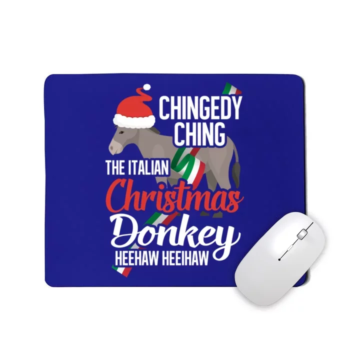 Dominick The Christmas Donkey Italian Christmas Donkey Cool Gift Mousepad