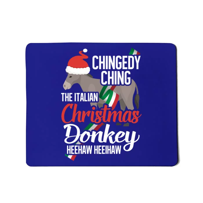 Dominick The Christmas Donkey Italian Christmas Donkey Cool Gift Mousepad