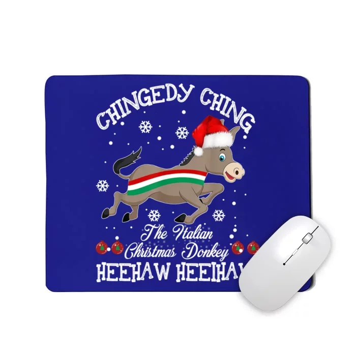 Dominick The Christmas Donkey Italian Donkey Christmas Gift Mousepad