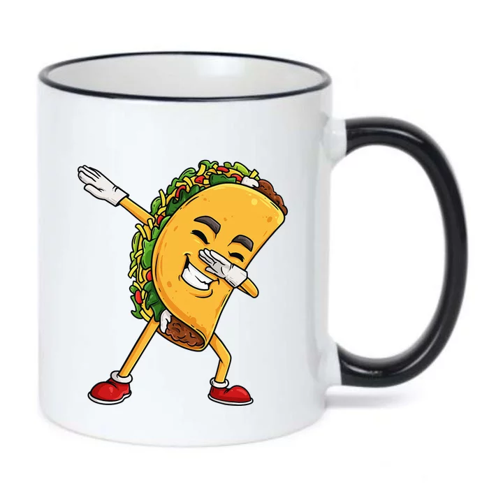 Dabbing Taco Cinco de Mayo Funny Mexican Dab Black Color Changing Mug