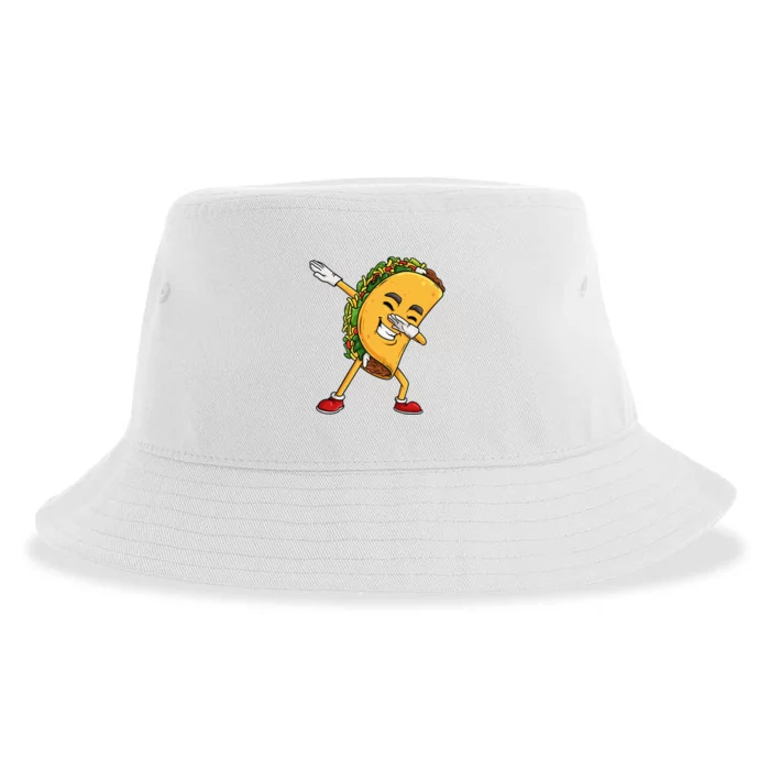 Dabbing Taco Cinco de Mayo Funny Mexican Dab Sustainable Bucket Hat