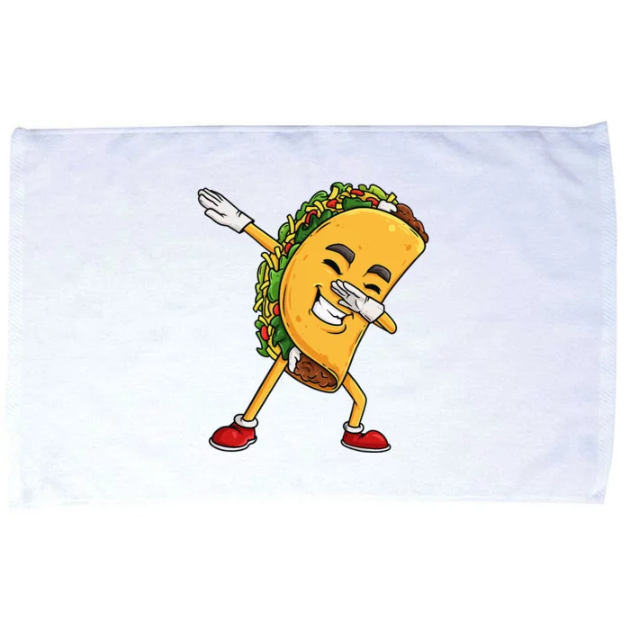 Dabbing Taco Cinco de Mayo Funny Mexican Dab Microfiber Hand Towel