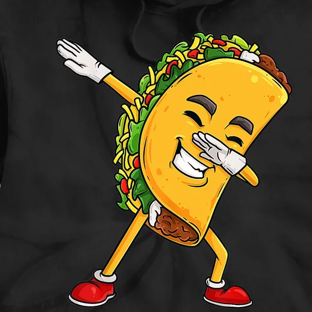 Dabbing Taco Cinco De Mayo Funny Boy Mexican Food Dab Tie Dye Hoodie