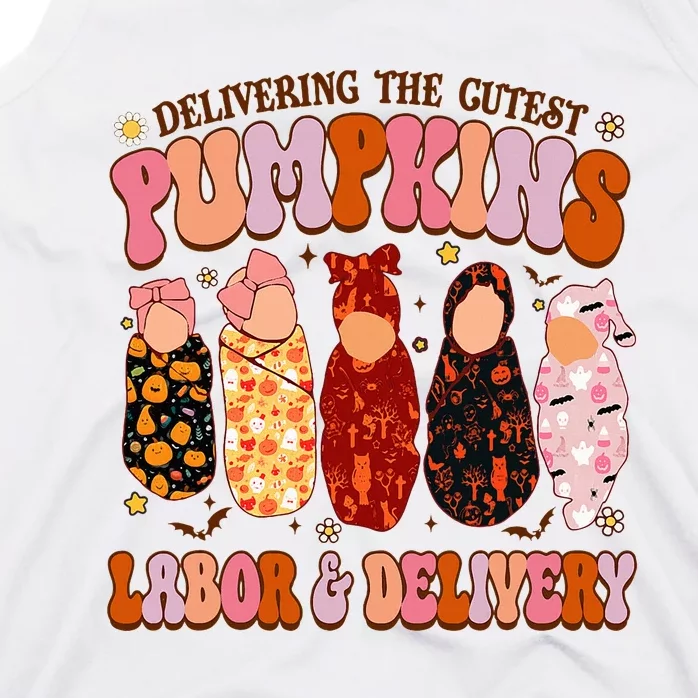 Delivering The Cutest Pumpkins Labor & Delivery Nurse Fall Tank Top