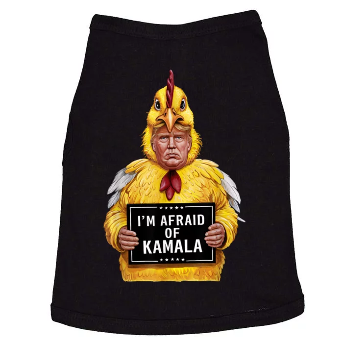 Donald Trump Chicken IM Afraid Of Kamala Harris Funny Trump Doggie Tank