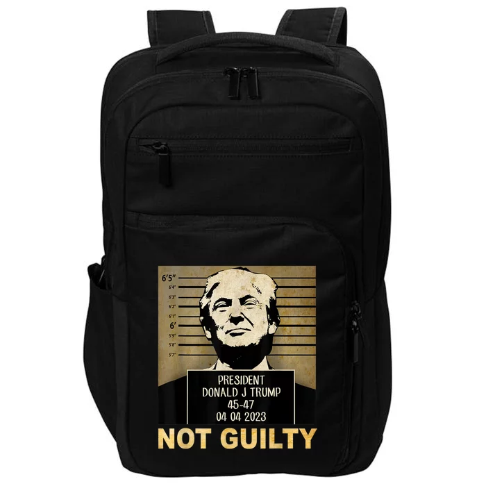 Donal Trump Campaig Releases Mugshot Not Guilty Impact Tech Backpack