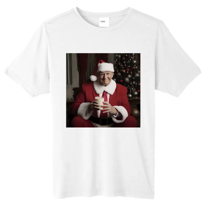 Donald Trump Clause Christmas Drinkin’ Milk ChromaSoft Performance T-Shirt