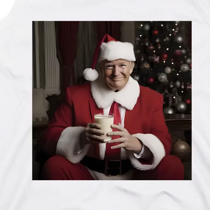 Donald Trump Clause Christmas Drinkin’ Milk Tank Top