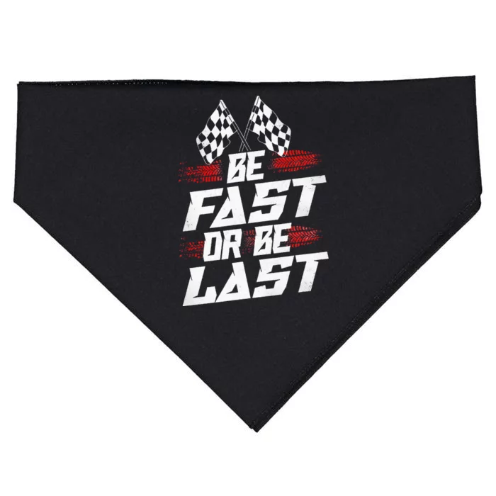 Dirt Track Drag Racing Race Vintage USA-Made Doggie Bandana