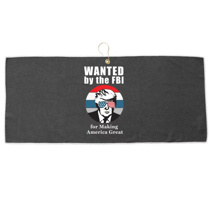 Donald Trump Defund The FBI Conservative Large Microfiber Waffle Golf Towel