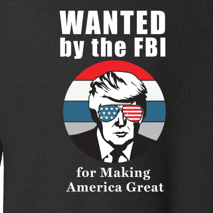 Donald Trump Defund The FBI Conservative Toddler Sweatshirt