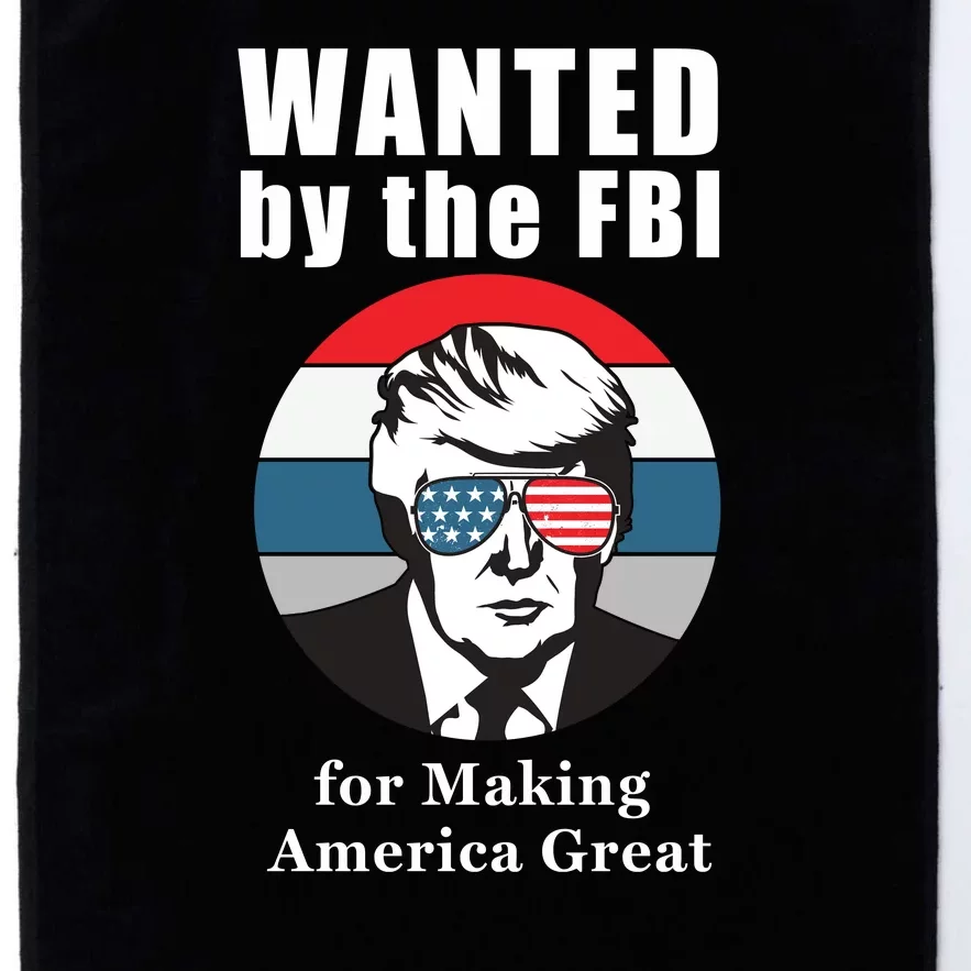 Donald Trump Defund The FBI Conservative Platinum Collection Golf Towel