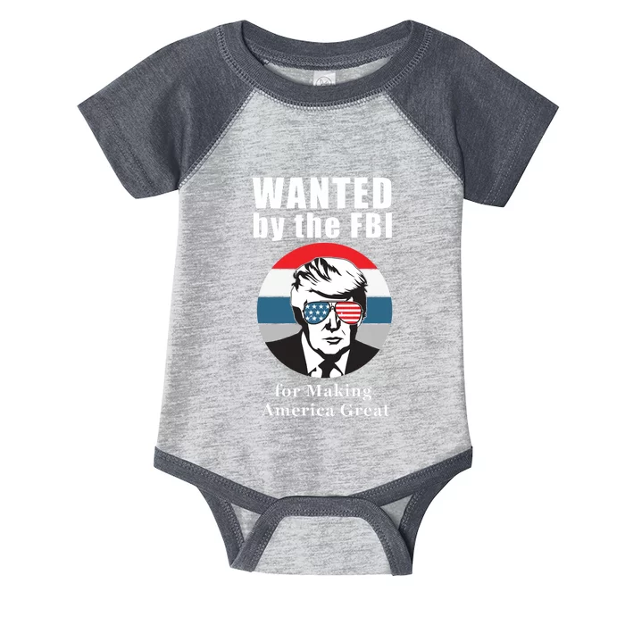 Donald Trump Defund The FBI Conservative Infant Baby Jersey Bodysuit