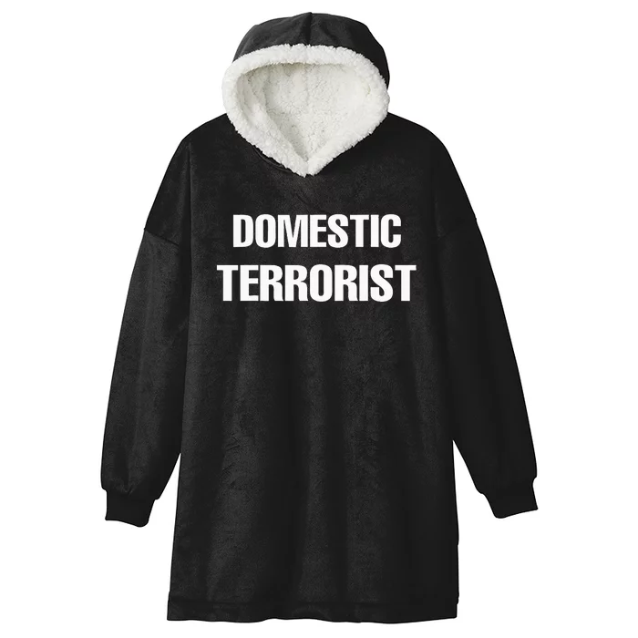 Domestic Terrorist Hooded Wearable Blanket