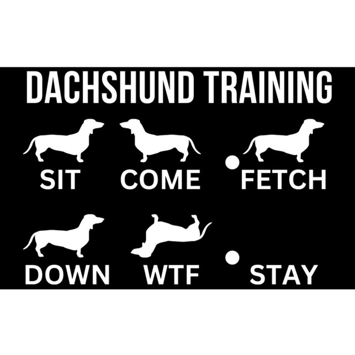 Dachshund Training Dachshund Dog Tricks Bumper Sticker