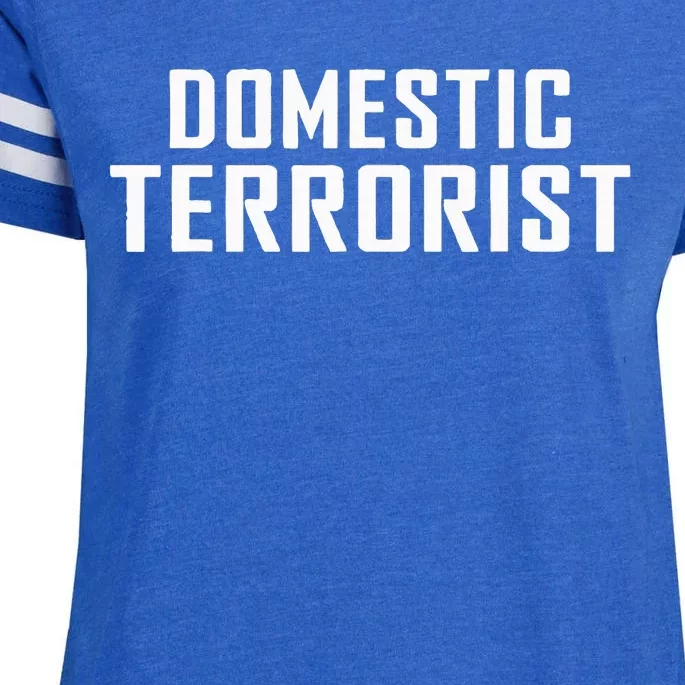 Domestic Terrorist Enza Ladies Jersey Football T-Shirt