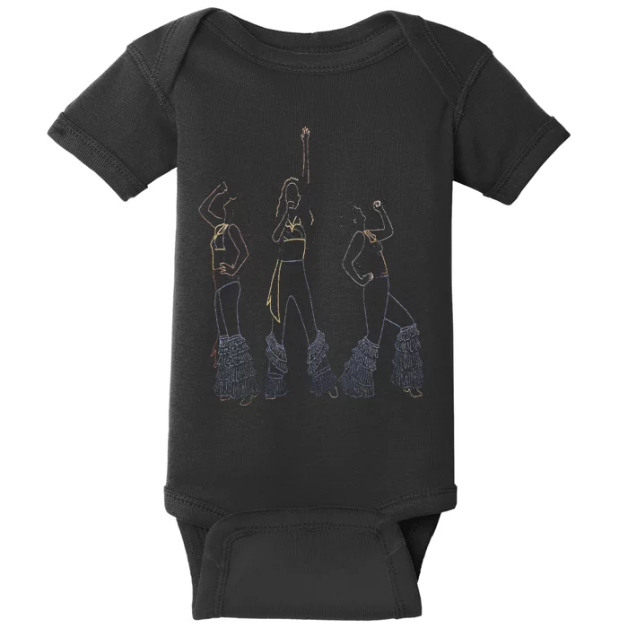 Donna & The Dynamos One Night Only Baby Bodysuit