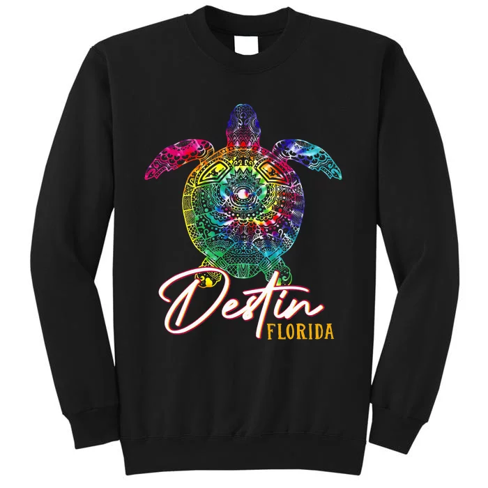 Destin Tie Dye Sea Turtle Florida Matching Family Vacation Sweatshirt