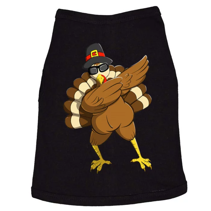 Dabbing Turkey Dabbing Thanksgiving Turkey Thanksgiving Day Doggie Tank