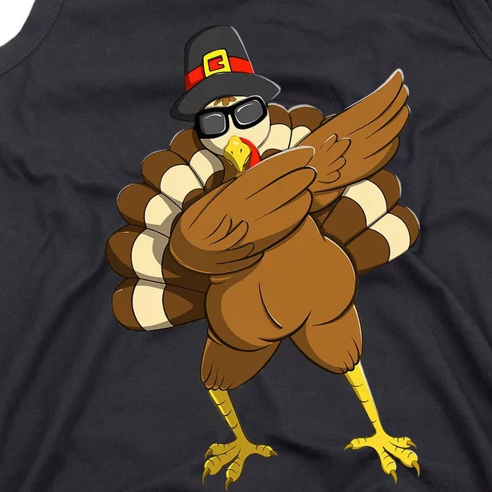 Dabbing Turkey Dabbing Thanksgiving Turkey Thanksgiving Day Tank Top