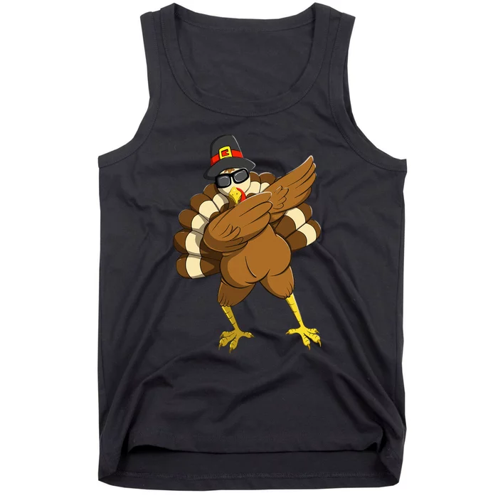 Dabbing Turkey Dabbing Thanksgiving Turkey Thanksgiving Day Tank Top