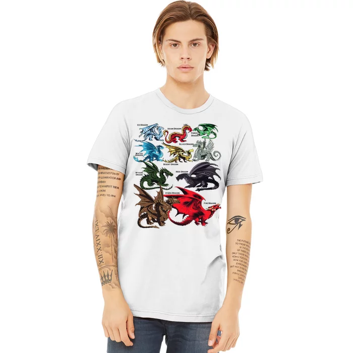 Dragon Types Dragon Lovers Dragons Premium T-Shirt