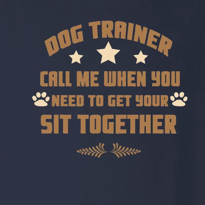 Dog Trainer Dog Commands Sit Together Obedience Dog Training Toddler Long Sleeve Shirt