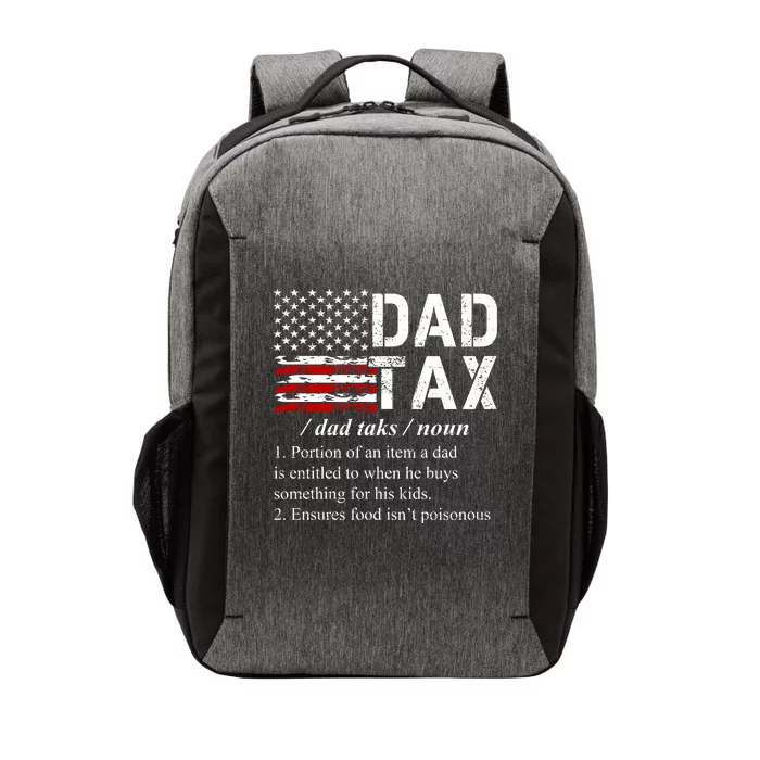 Dad Tax Definition Funny Fathers Day Vector Backpack