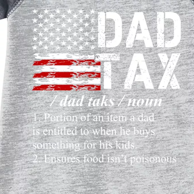 Dad Tax Definition Funny Fathers Day Infant Baby Jersey Bodysuit