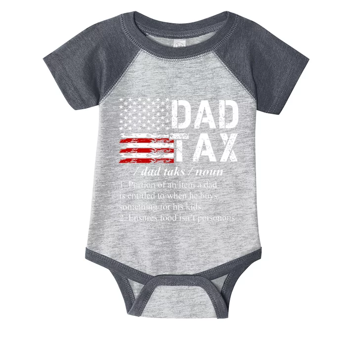 Dad Tax Definition Funny Fathers Day Infant Baby Jersey Bodysuit