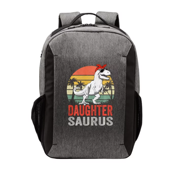 Daughtersaurus Trex Dinosaur Daughter Saurus Family Matching Long Sleeve Vector Backpack