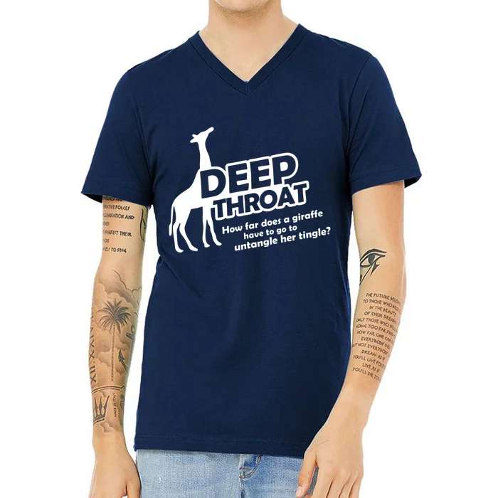 Deep Throat V-Neck T-Shirt