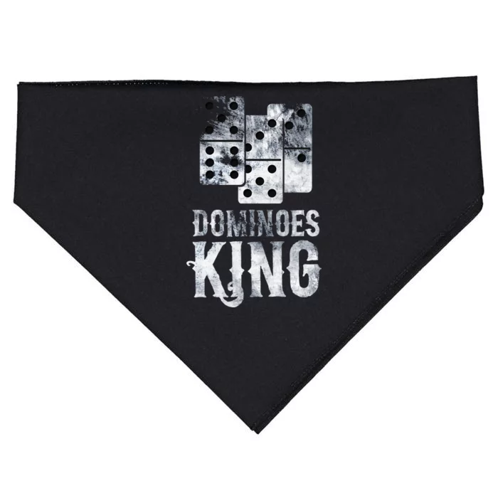 Dominoes Tiles Domino Player Dominoes Lover USA-Made Doggie Bandana