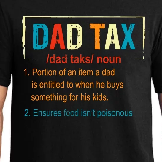 Dad Tax Definition Funny FatherS Day Boy Gift Pajama Set