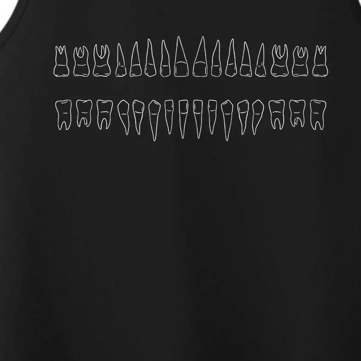 Dentist Teeth Performance Tank