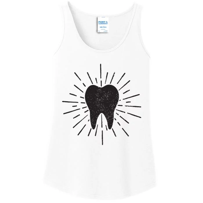 Dentist Tooth Dental Student Dental Assistant Hygienist Ladies Essential Tank