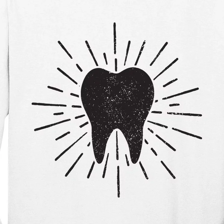 Dentist Tooth Dental Student Dental Assistant Hygienist Tall Long Sleeve T-Shirt