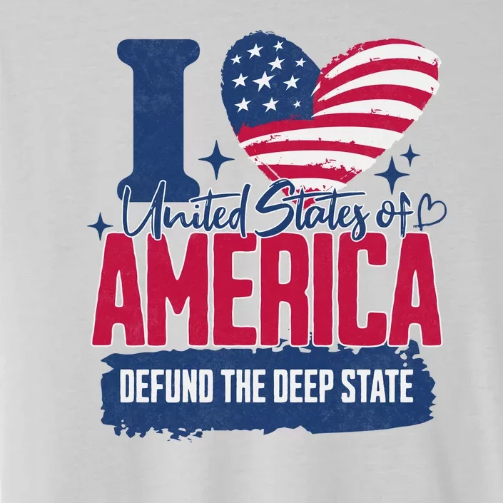 Defund The Deep State MAGA Conservative Republican Fourth Of July ChromaSoft Performance T-Shirt