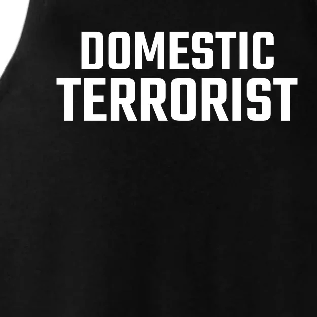 Domestic Terrorist Ladies Tri-Blend Wicking Tank