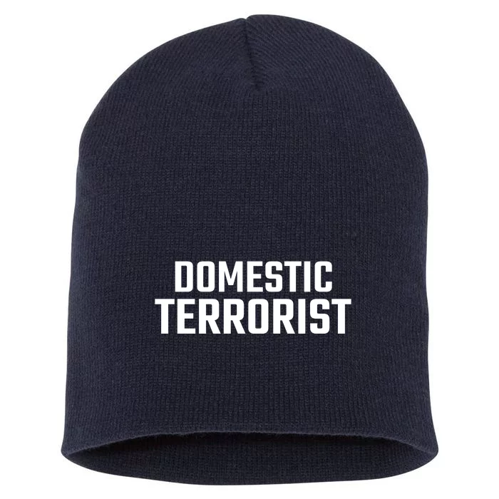 Domestic Terrorist Short Acrylic Beanie