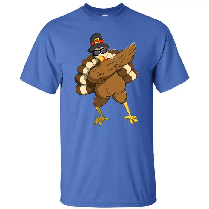 Dabbing Turkey Dabbing Thanksgiving Turkey Thanksgiving Day Gift Tall T-Shirt