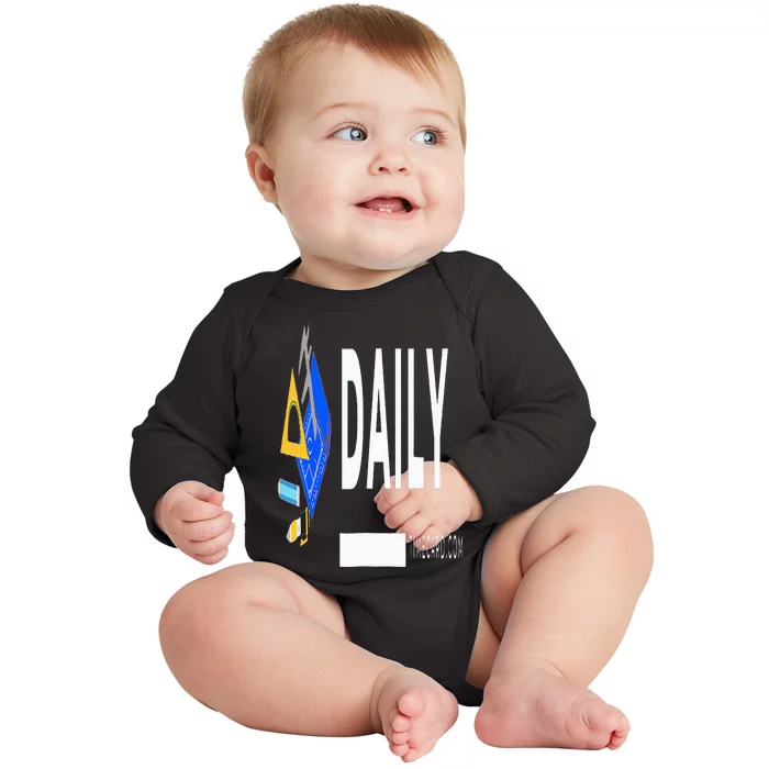 Daily Timecard Baby Long Sleeve Bodysuit