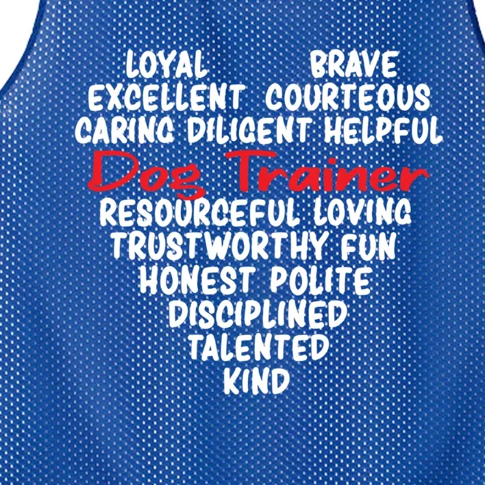 Dog Training Dog Trainer Gift Mesh Reversible Basketball Jersey Tank