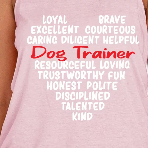 Dog Training Dog Trainer Gift Women's Knotted Racerback Tank