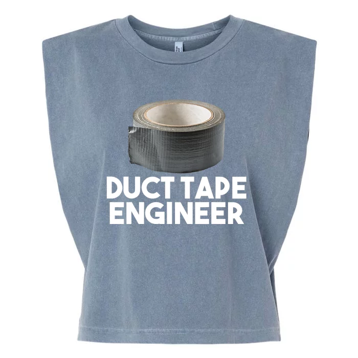 Duct Tape Dad Grandpa Funny Duct Tape Engineer Gift Garment-Dyed Women's Muscle Tee