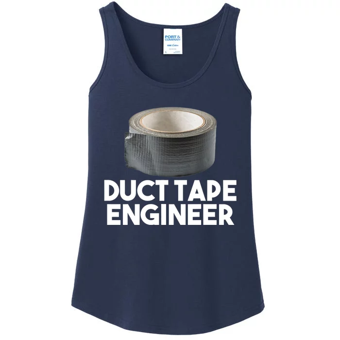 Duct Tape Dad Grandpa Funny Duct Tape Engineer Gift Ladies Essential Tank